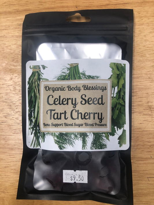 Celery Seed Tart Cherry Gummies